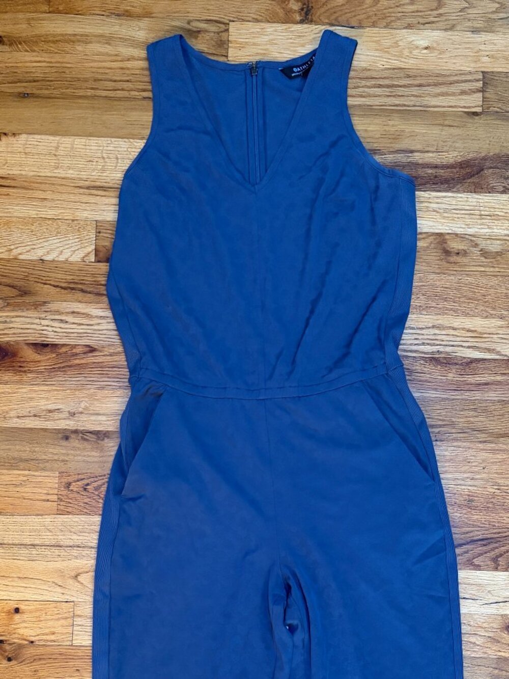 Athleta Royal Blue Sleeveless Jumpsuit - Picture 5 of 5